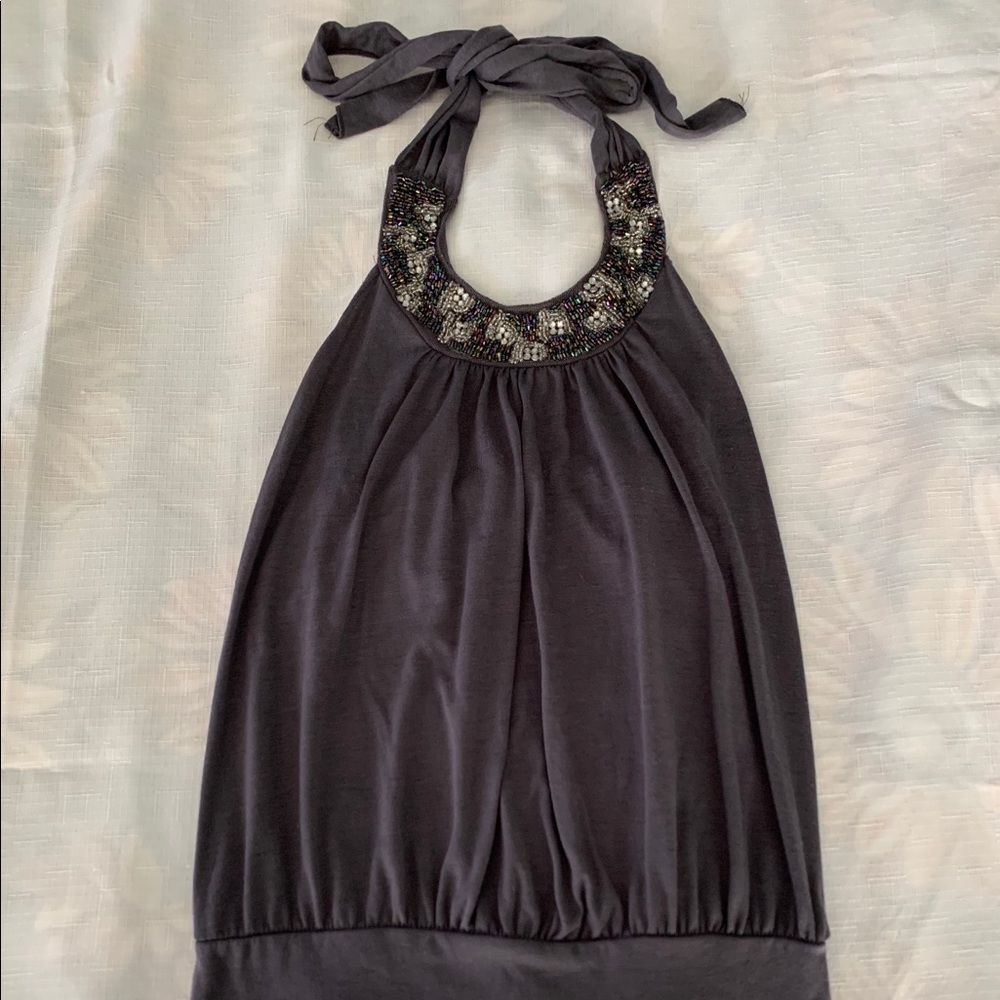 Charlotte Russe Hip Hugging Halter Top